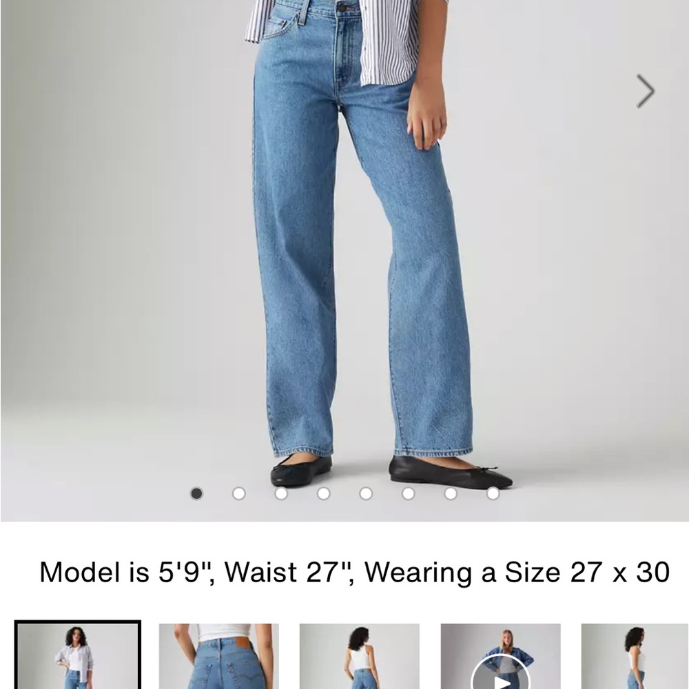 Levi’s baggy dad jeans